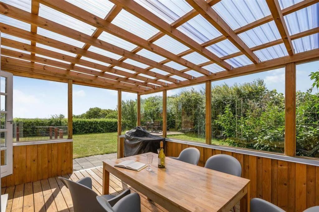 Thatched Holiday Home In Struer, Jutland With A View Exteriör bild